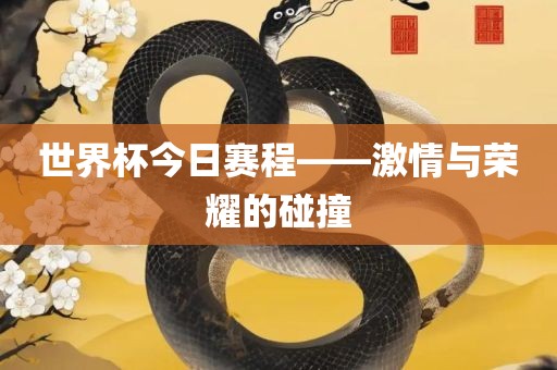 世界杯今日赛程——激情与荣耀的碰撞