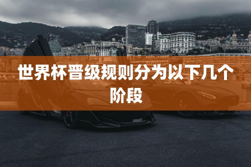 世界杯晋级规则分为以下几个阶段沧州禾苗留学中介服务有限公司