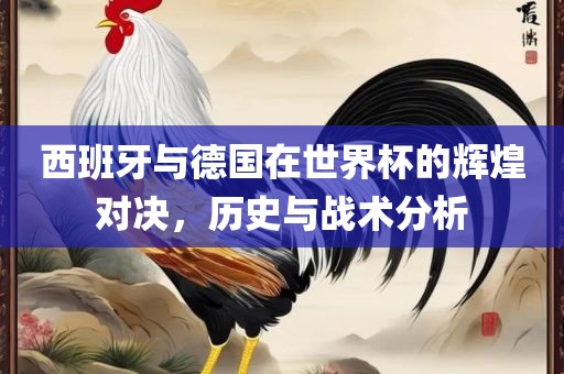 西班牙与德国在世界杯的辉煌对决，历史与沧州禾苗留学中介服务有限公司战术分析