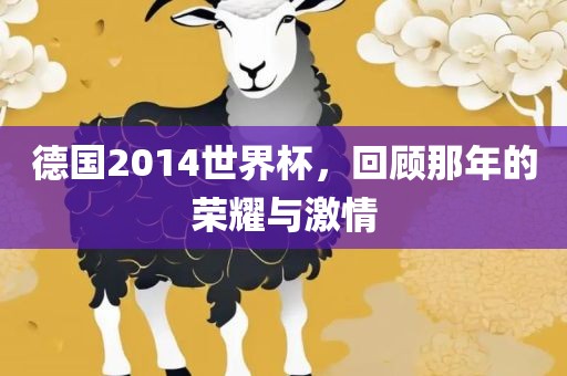 德国2014世界杯，回顾那年的荣耀与激情沧州禾苗留学中介服务有限公司