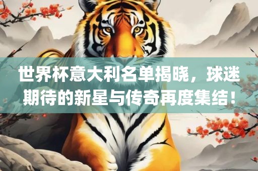 世界杯意大利名单揭晓，球迷期待的新星与传奇再度集结！沧州禾苗留学中介服务有限公司