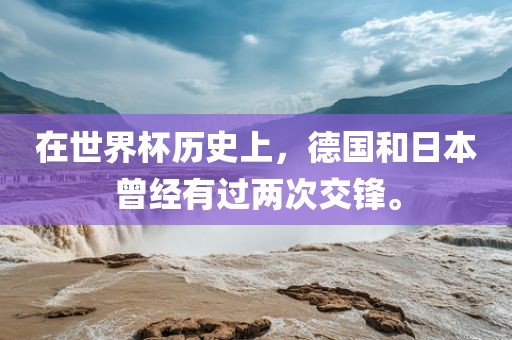 在世界杯历史上，德国和日本沧州禾苗留学中介服务有限公司曾经有过两次交锋。