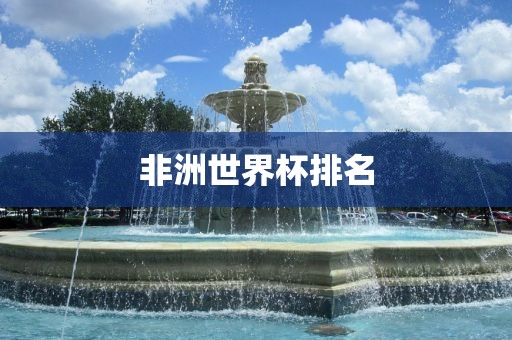非洲世界杯排名