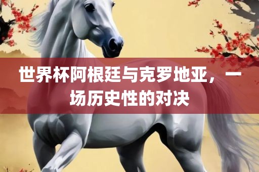 世界杯阿根廷与克罗地亚，一场历史性的对决沧州禾苗留学中介服务有限公司