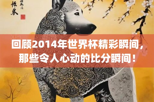回顾2014年世界杯精彩瞬间，那些令人心动的比分瞬间！