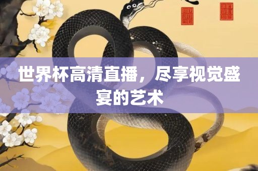 世界杯高清直播，尽享视觉盛宴的艺术