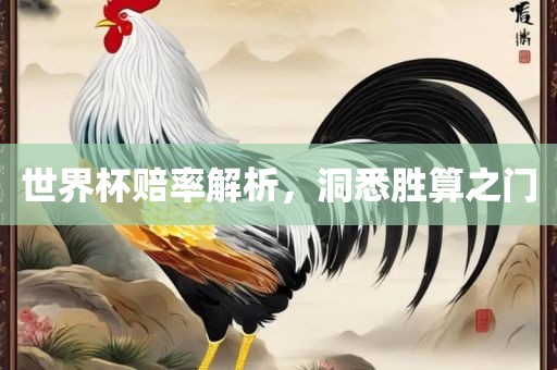 世界杯赔率解析，洞悉沧州禾苗留学中介服务有限公司胜算之门