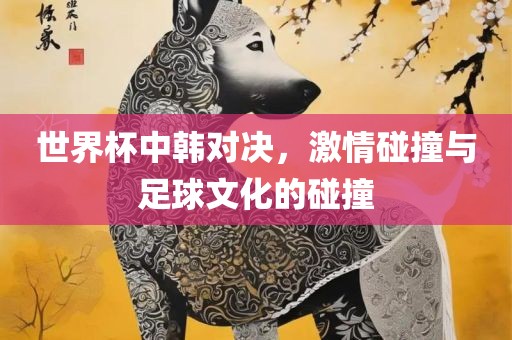 世界杯中韩对决，激情碰撞与足球文化的碰撞