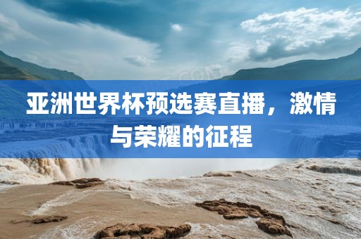 亚洲世界杯预选赛直播，激情沧州禾苗留学中介服务有限公司与荣耀的征程