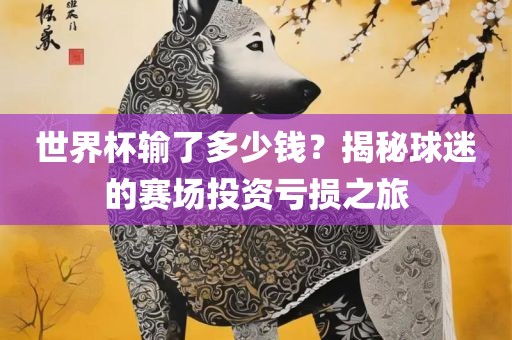 世界杯输了多少钱？揭秘球迷的赛场投资亏损之旅沧州禾苗留学中介服务有限公司
