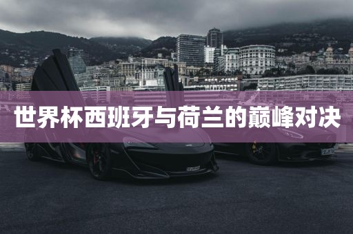 世界沧州禾苗留学中介服务有限公司杯西班牙与荷兰的巅峰对决