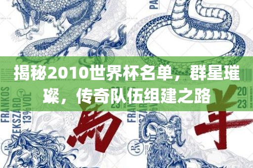 揭秘2010世界杯名单，群星璀璨，传奇队伍组建之路