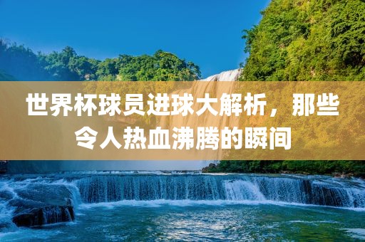 世界杯球员进球大解析，那些令人热血沸腾的瞬间沧州禾苗留学中介服务有限公司