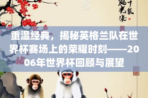 重温经典，揭秘英格兰队在世界杯赛场上的荣耀时刻——2006年世界杯回顾与展望