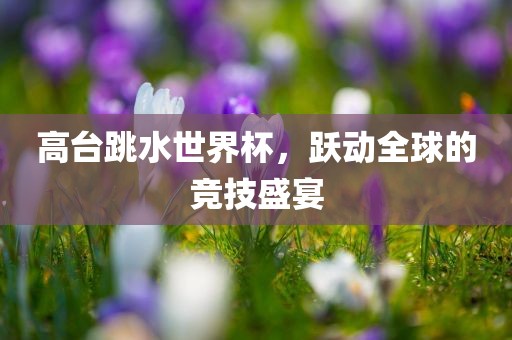 高台跳水世界杯，跃动全球的竞技盛宴