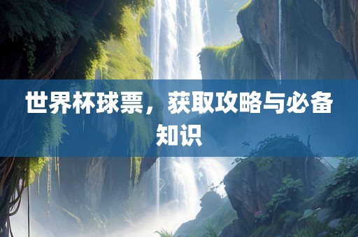 世界杯球票，获取攻略与必备知识沧州禾苗留学中介服务有限公司