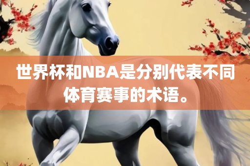 世界杯和NBA是分别代表不同体育赛事的术语。