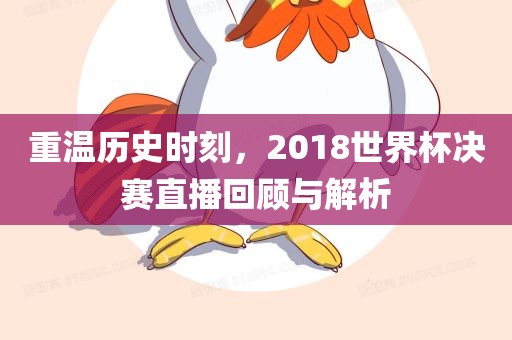 重温历史时刻，2018世界杯决赛直播沧州禾苗留学中介服务有限公司回顾与解析