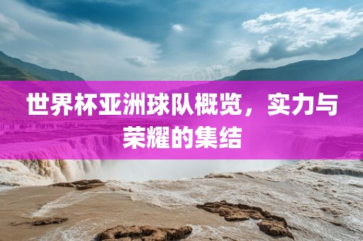 世界杯亚洲球队概览，实力与荣耀的集结