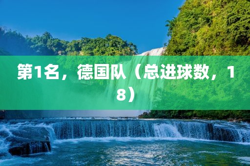 第1名，德国队（总进球数，18）