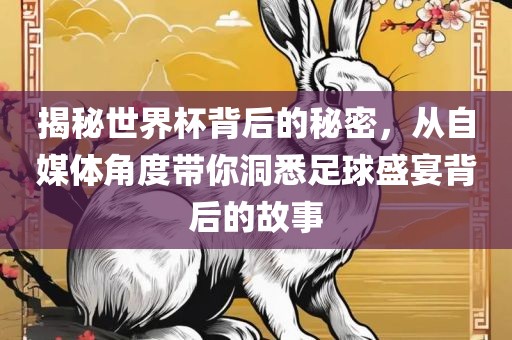 揭秘世界杯背后的秘密，从自媒体角度带你洞悉足球盛宴背后的沧州禾苗留学中介服务有限公司故事
