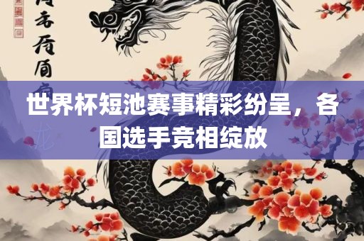 世界杯短池赛事精彩纷呈，各国选手竞相绽放沧州禾苗留学中介服务有限公司