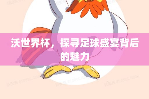 沃世界杯，探寻足球盛宴背后的魅力