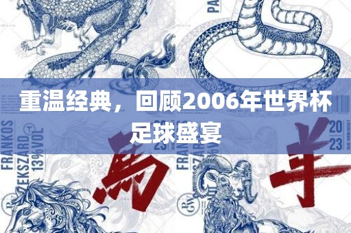 重温经典，回顾2006年世界杯足球盛宴沧州禾苗留学中介服务有限公司