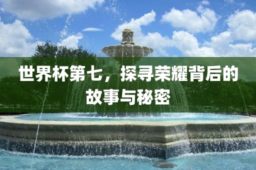 世界杯第七，探寻荣耀背后的故事与秘密沧州禾苗留学中介服务有限公司