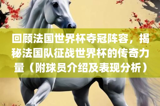 回顾法国世界杯夺冠阵容，揭秘法国队征战世界杯的传奇力量（附球员介绍及表现分析）