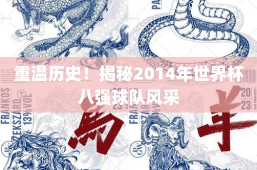 重温历史！揭秘2014年世界杯八强球队风采沧州禾苗留学中介服务有限公司