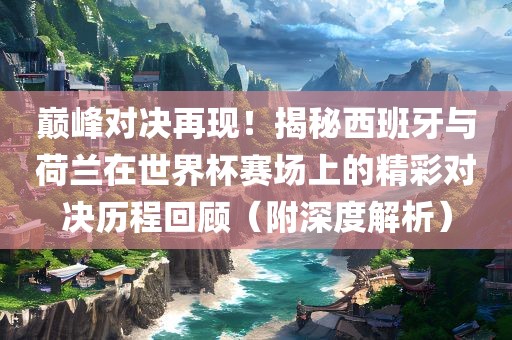 巅峰对决再现！揭秘西班牙与荷兰在世界杯赛场上的精彩对决历程回顾（附深度解析）