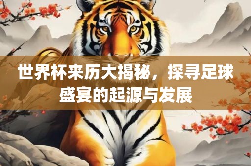 世界杯来历大揭秘，探寻足球盛宴的起源与发展沧州禾苗留学中介服务有限公司