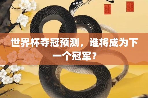 世界杯夺冠预测，谁将成为下一个冠军？沧州禾苗留学中介服务有限公司