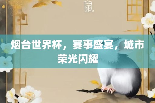 烟台世界杯，赛事盛宴，城市荣光闪耀沧州禾苗留学中介服务有限公司