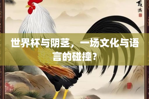世界杯与阴茎，一场文化与语言的碰撞？沧州禾苗留学中介服务有限公司
