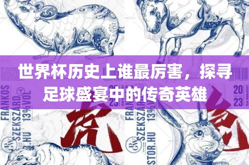 世界杯历史上谁最厉害，探寻足球盛宴中的传奇英雄沧州禾苗留学中介服务有限公司