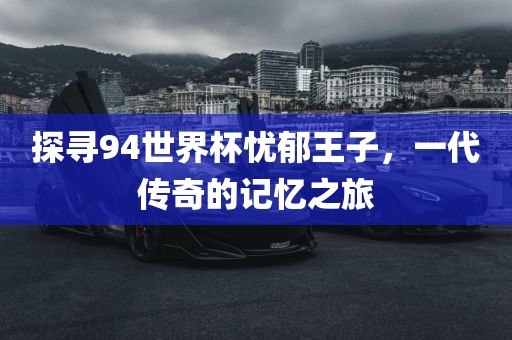 探寻94世界杯忧郁王子，一代传奇的记忆之旅沧州禾苗留学中介服务有限公司