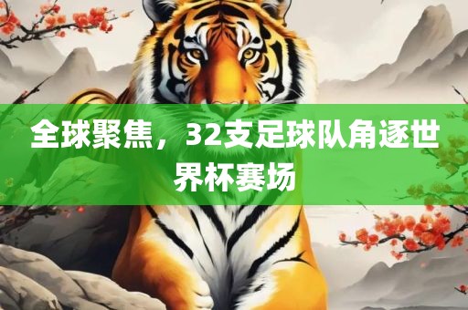 全球聚焦，32支足球队角逐世界杯赛场