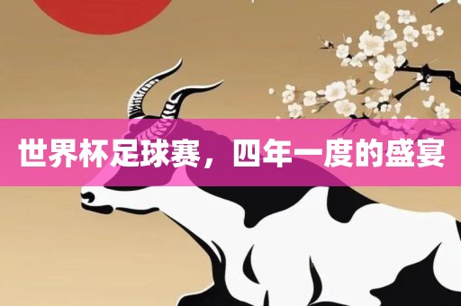 世界杯足球赛，四年一度的盛宴