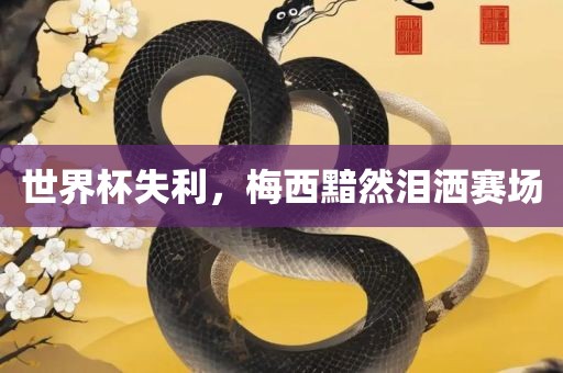 世界杯失利，梅西黯然泪洒赛场