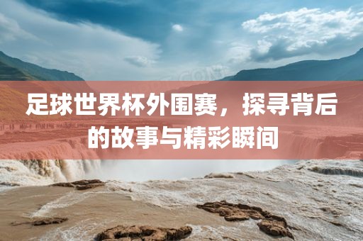足球世界杯外围赛，探寻背后的故事与精彩瞬间