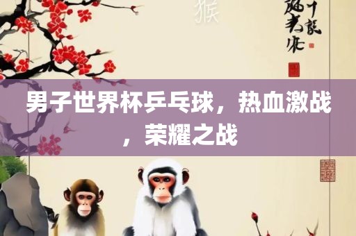 男子世界杯乒乓球，热血激战，荣耀之战