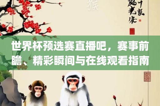 世界杯预选赛直播吧，赛事前瞻、精彩瞬间与在线观看指南沧州禾苗留学中介服务有限公司