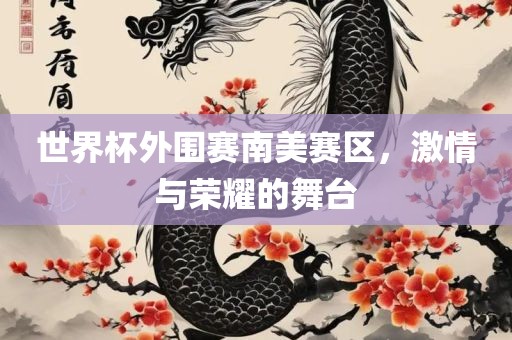 世界杯外围赛南美赛区，激情与荣耀的舞台