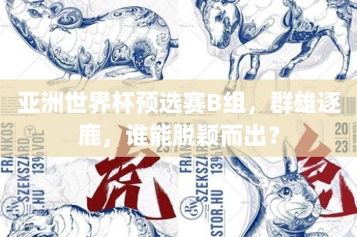 亚洲世界杯预选赛B组，群雄逐鹿，谁能脱颖而出？