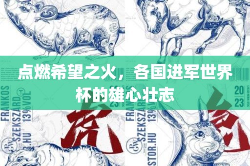 点燃希望之火，各国进军世界杯的雄心壮志沧州禾苗留学中介服务有限公司