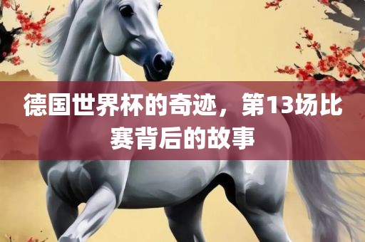 德国世界杯的奇迹，第13场比赛背后的故事沧州禾苗留学中介服务有限公司