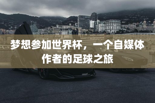 梦想参加世界杯，一个自媒体作者的足球之旅沧州禾苗留学中介服务有限公司