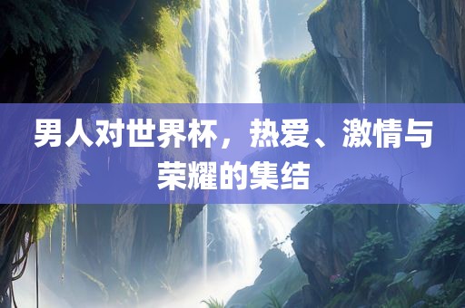 男人对世界杯，热爱、激情与荣耀的集结沧州禾苗留学中介服务有限公司